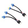 2pcs Headlight Bulb Conversion Wire 9003 H4 TO 9005 9006