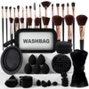 ASVEL 51 Piezas Set de Brochas de Maquillaje Profesional Completo,