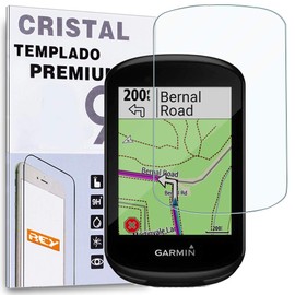 REY Bildschirmschutz aus gehärtetem Glas für Garmin Edge 530-830, Schutzfolie, Displayschutzfolie 9H+ Härte, Anti-Kratzen-Öl-Bläschen