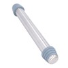 Rolling Pin Dough Roller Stainless Steel with 4 Silicone Guide