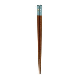 Tanaka Chopsticks Shop Shibataro Chopsticks Aquamarine, 8.9 inches (22.5 cm), Antibacterial, Dishwasher Safe, Made in Japan, Natural Wood, Natural Wood, Chopsticks for Men, Children, Shiba Inu, Goods,
