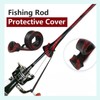 SCGEHA Rod Cover Rod Socks Mesh Fishing Rod Cover Rod