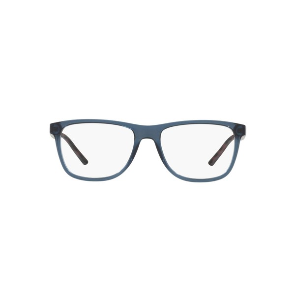 A|X ARMANI EXCHANGE Men's AX3048 Rectangular Prescription Eyeglass Frames, Transparent