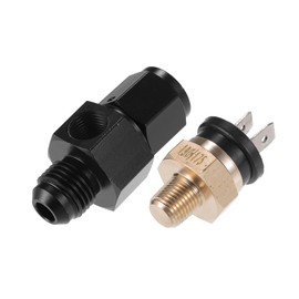 A ABSOPRO 1 Set Auto Engine Temperature Cooling Fan Switch Fitting Adapter 6AN 190'F On-175'F Off Item Replacement