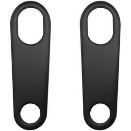 POFET Motorrad Hinterer Blinker Relocater Halter Stoßdämpferhalterungen für Harley Motorrad - Schwarz