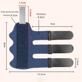 5 Pcs Finger Splint, 2 Sizes Adjustable Trigger Finger Splint,Relieve the pain of arthritis,for Men and Women All Fingers(Multicolor)