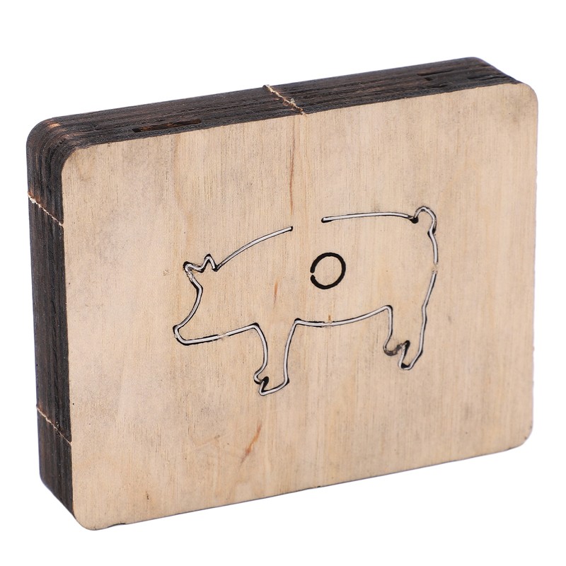 Leather Cutting Die Pig Shape Mould Punch Cutter Craft Tool