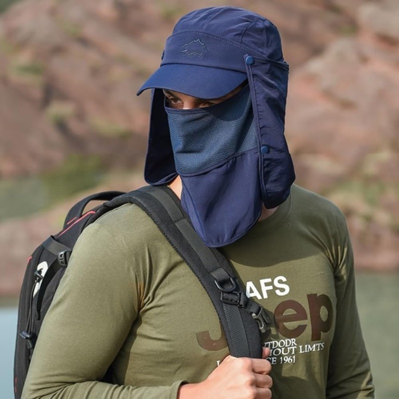 EVD-X Gorra Deportiva Máxima Protección de la Intemperie Actividades al