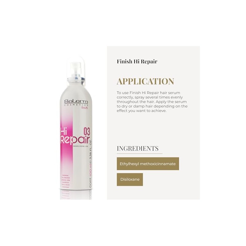 Salerm Hi Repair Finish 3.38 oz (100 ml) by Salerm