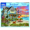 White Mountain Puzzles Beach Sunset, 1000 Piece Jigsaw Puzzle