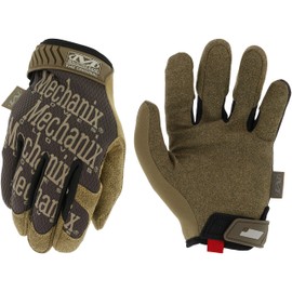 Mechanix Wear: The Original Work Glove with Secure Fit, Synthetic Leather Performance Gloves for Multi-Purpose Use, Durable, Touchscreen Capable Safety Gloves for Men (Brown, Medium)