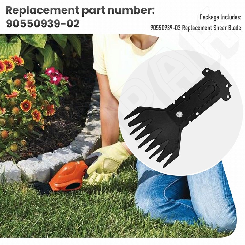 90590580-02 Replacement Shear Blade Compatible with Black & Decker GSN35