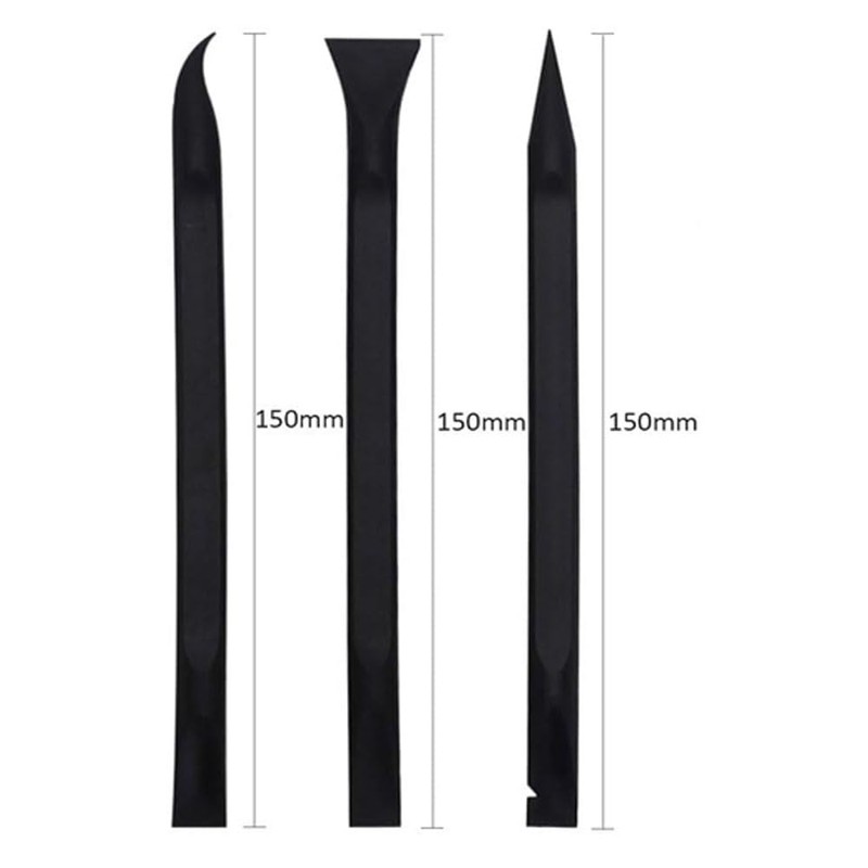 Fongmore 3 Pcs Carbon Fiber Plastic Scraper Spudger Pry Tool