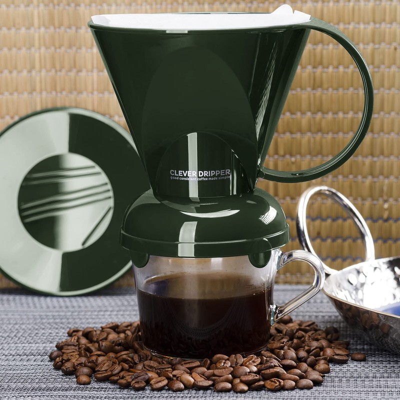 Clever Coffee Dripper and Filters, Large 18 oz| Barista's Choice|