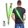 EIIEHX Walking Reflective Gear, Adjustable Nighttime Safety Gear, High Visibility Nighttime Walking Safety Lights for Nighttime Running, Cycling and Dog Walking