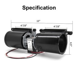 Aibabcue 910-157/P Blower Fan Replacement for Regency, Osburn, Nordica, Valley Comfort, Pacific, Rotom Fireplace, Fireplace Convection Blower Fan Motor R7-RB167 for CI1200, CI1250, CS1200, CS2400