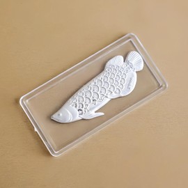 HannaFires 999 Pure Silver Tea Brewing Fish, Silver Fish for Tea Ceremony, Purifies Water & Enhances Water Quality, Feng Shui Decor Symbolizing Purity & Serenity