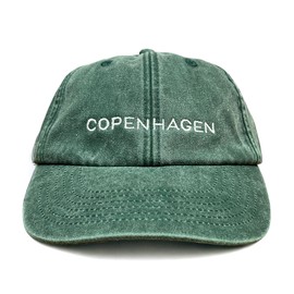 Vivian Flytrap Unisex Copenhagen Washed Embroidered Dad Baseball Cap - Bottle Green