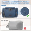 ZOMFELT Travel Toiletry Bag for Men, Water-Resistant Canvas Dopp Kit