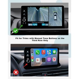 CDEFG for 2023 2024 2025 2026 Honda CR-V Screen Protector for 2023-2026 Honda CR-V Hybrid EX-L Sport Touring 9 Inch Touch Screen Protector Foils Navigation Display Screen Cover Tempered Glass HD Clear