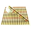 Handmade Bamboo Placemats, Pack Of 4 Bamboo Wood Table Mats,