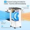 Mobile Air Conditioner, Air Cooler with 3 Modes (Normal/Natural/Sleep), 12H