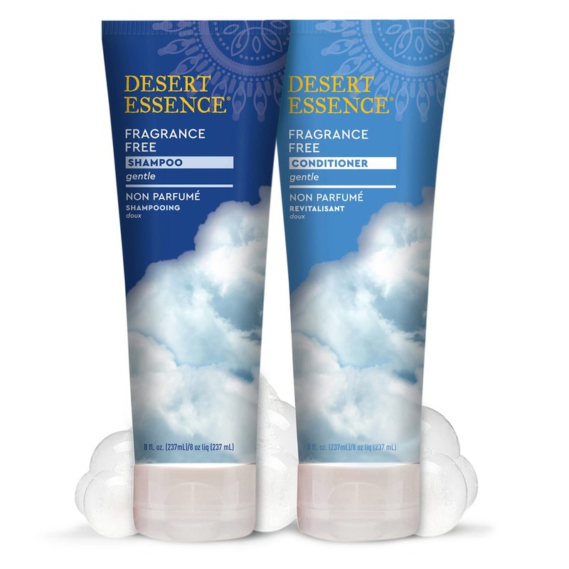 Desert Essence Fragrance Free Shampoo – 8 fl oz –