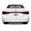 SlickMod Chrome Delete Blackout Vinyl Overlay for 2018-2022 Infiniti Q50