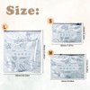 40 Pcs Reusable Aluminum Foil Freezer Bags for Food and