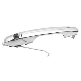 Sepzlly Right Handle Fit Fiat 500 Right Driver Side Chrome Outer Door Handle 735592012 735485872 Exterior Door Handle