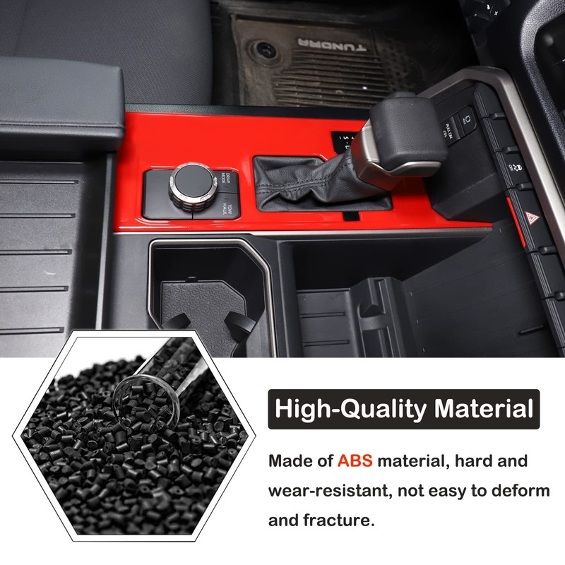 Aunginsy Central Control Gear Shift Panel Trim Cover Compatible with