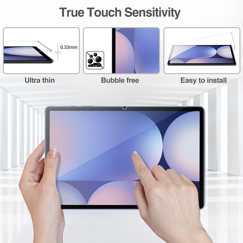 ProCase 2 Pack Screen Protectors for Galaxy Tab S10 Plus/S9