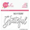 Mudra Stamps - Grateful -2"X3"Clear Art & Craft Photo Polymer