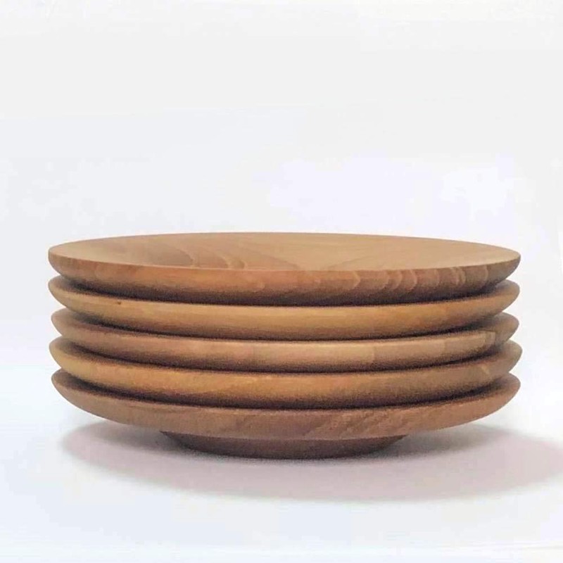 Landscape Dot Comb Wood 4.3 inches (110 mm) Tea Cup