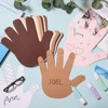 FOBSME 48 Pcs Multicultural Hand Cutouts 11.81x11.61 Inch Large Paper