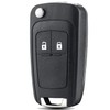 Vailikey (1PCS)2 Buttons Flip Car Remote Control Key Fob Case