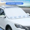 Car Windshield Sun Shade, 2024 Reflector Sunshade Cool Reflective Sun