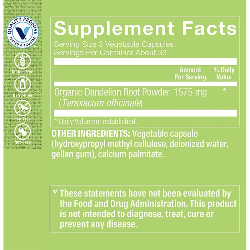 Dandelion Root a" Diuretic Herb for Digestive & Liver Support