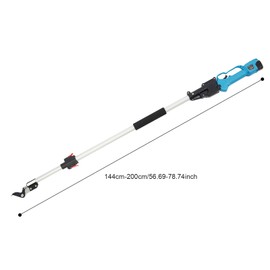 FiueStur Telescopic Electric Pole Pruner with Brushless Motor SK5 Blade 25mm Cutting Dual Batteries for Tree Trimming Yard Gardening.