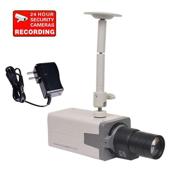 VideoSecu CCTV Surveillance Camera Built-in 1/3'' Effio CCD 700TVL Zoom