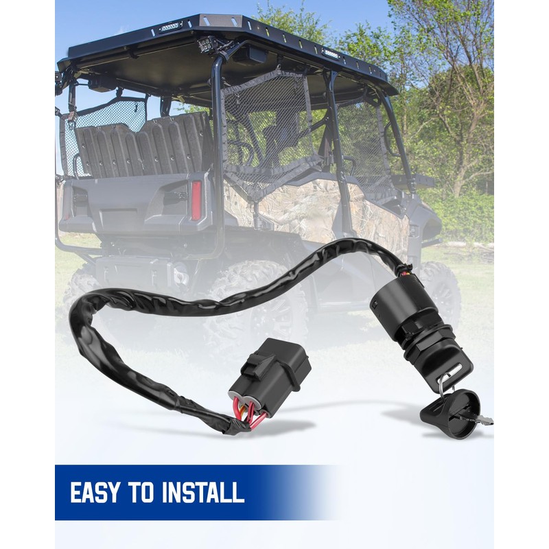 Ignition Key Switch Fit for Honda UTV Pioneer 1000 SXS1000M3