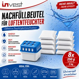 Invest 8x Refill Bags for Dehumidifiers