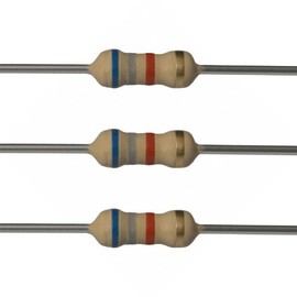 E-Projects 25EP5146K80 6.8k Ohm Resistors, 1/4 W, 5% (Pack of 25)