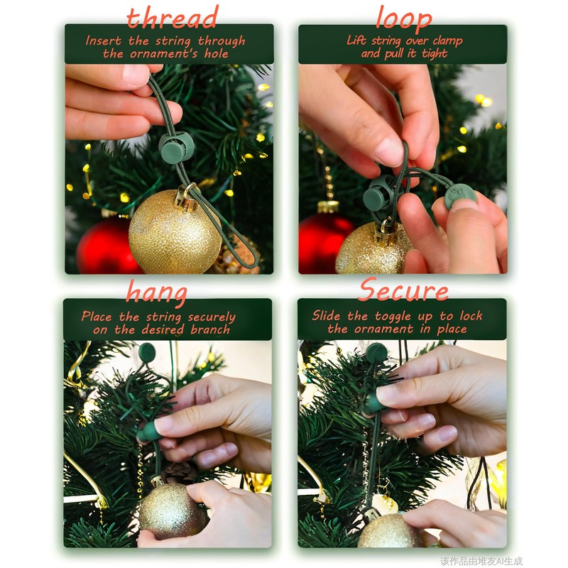 Exakior Christmas Ornament Hooks – Essential Christmas Tree Decorating Hangers