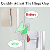 JQHUJNY Door Hinge Gap Adjusting Wrench Tool, Upgraded Rolled Steel