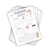 30PCS Boho Rainbow Baby Shower Games, Boho Predictions and Advice
