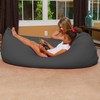 Big Squishy Bean Bag Cover Only Lounge - Soft, Stretchy,