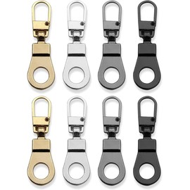 Zip Zip Replacement Zip Repair Kit Zip Puller for Dresses, Wallets, Luggage, Boots and Backpacks