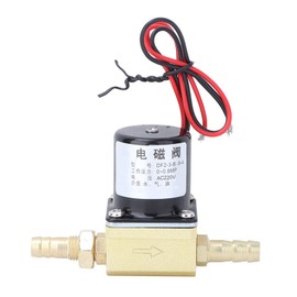 Electric Solenoid Valve, Welding Machine Solenoid Valve, 0~0.8mpa 2 Way Brass Solenoid Valve G1/8" for Water Gas Aron CO2 (AC220V)
