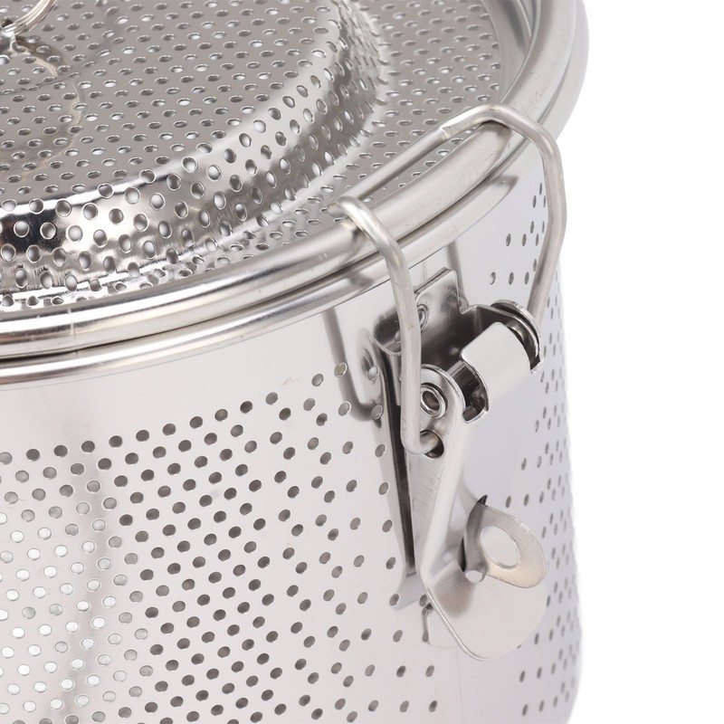 Seasoning Strainer with Hanging Chain Stainless Steel Tea Balls Filter